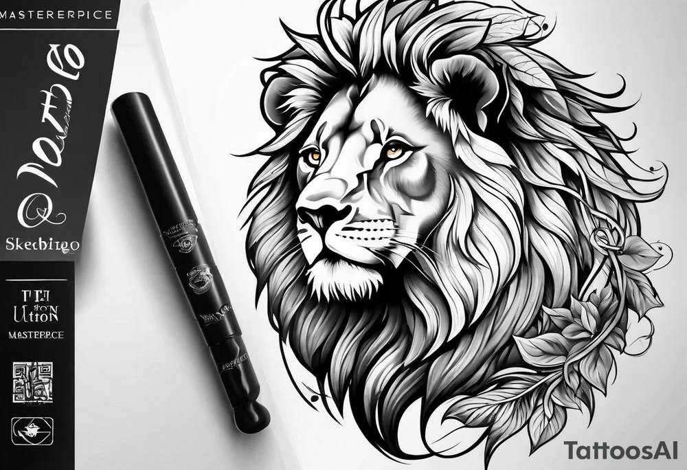Lion tattoo idea