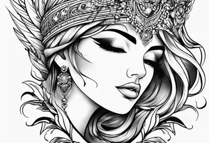 Underarm tattoo single line tattoo idea