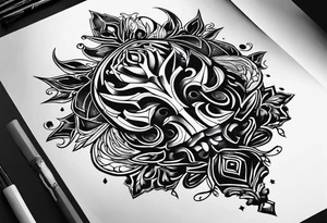 Art from dishonored game on hand tattoo idea