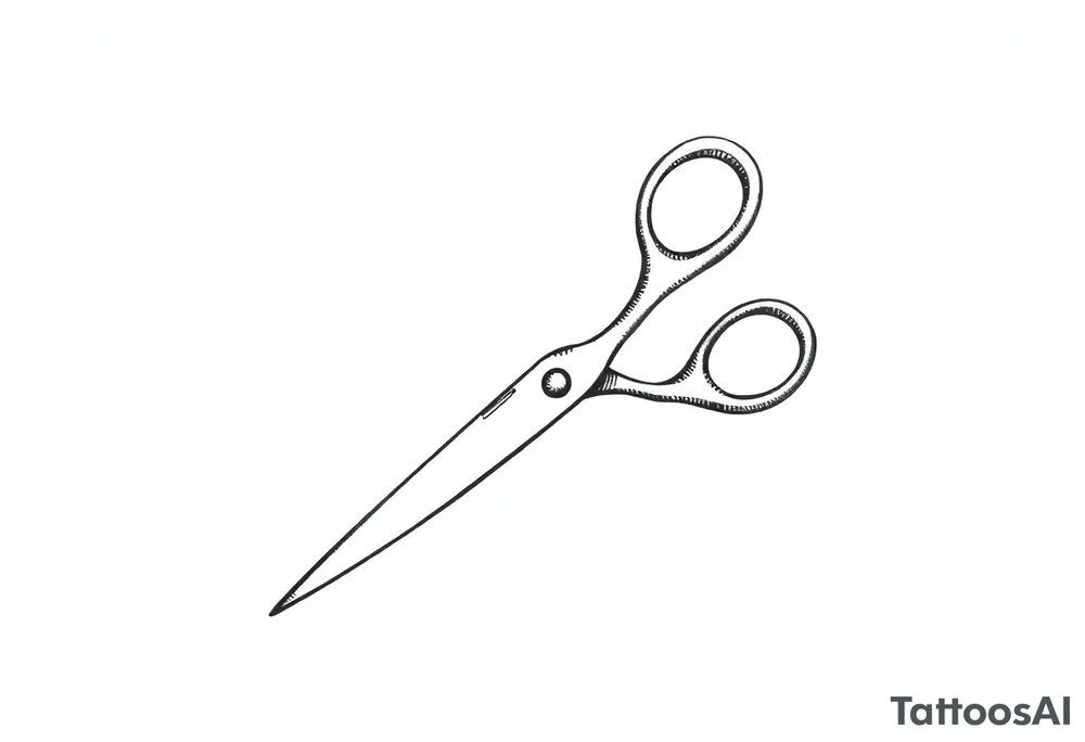 Scissors tattoo idea