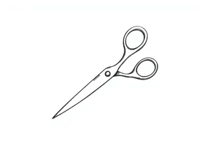Scissors tattoo idea