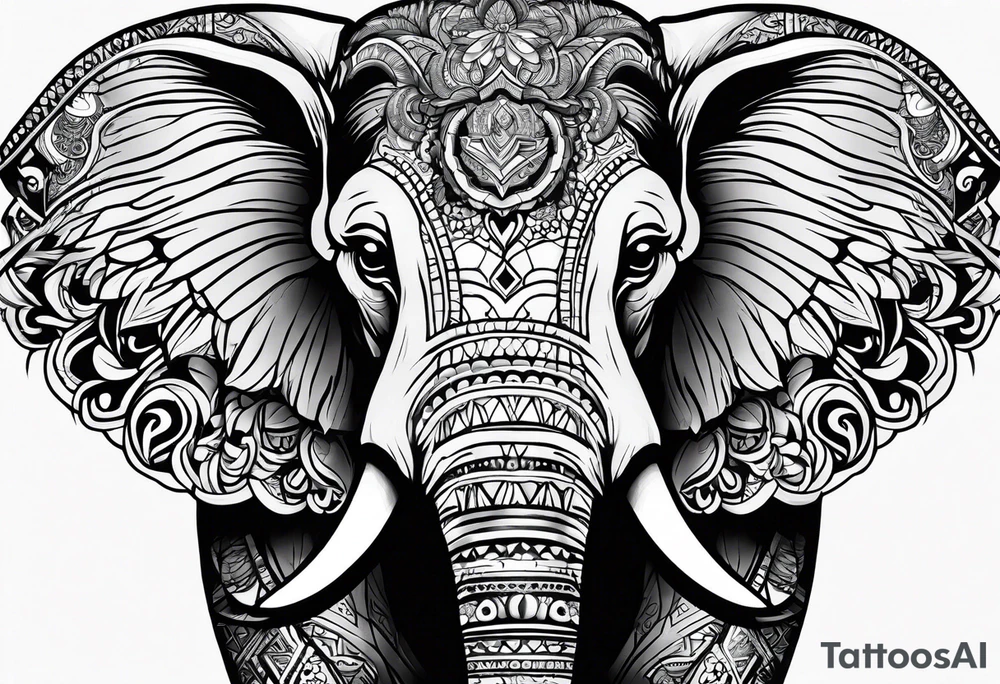 Elephant tattoo idea