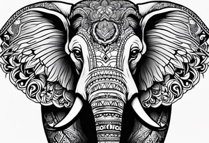 Elephant tattoo idea