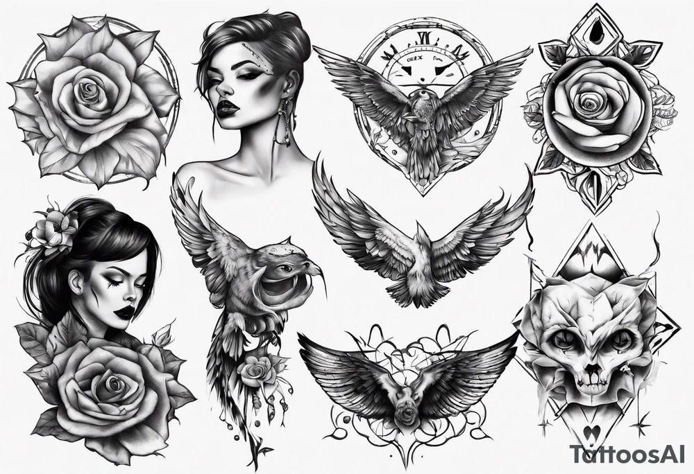 Female tattoo idea