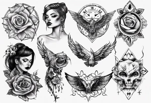 Female tattoo idea