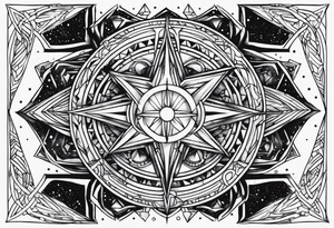 The word Universe tattoo idea
