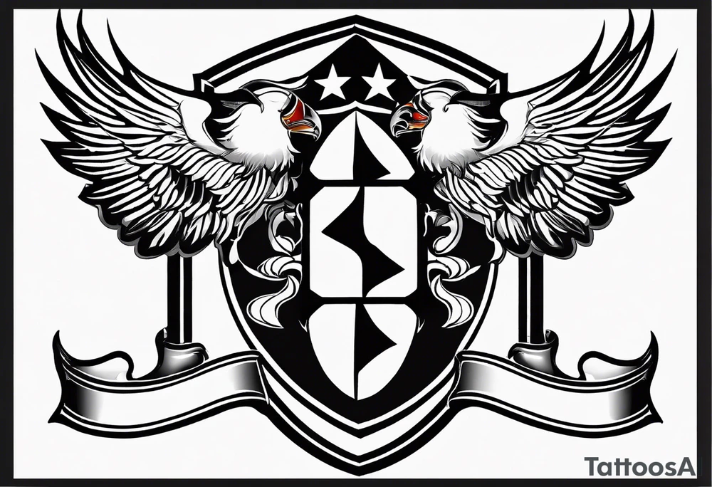 family crest with Whidbey Island, Cambodia, Scotland, Ghana, Liberia, Haiti tattoo idea