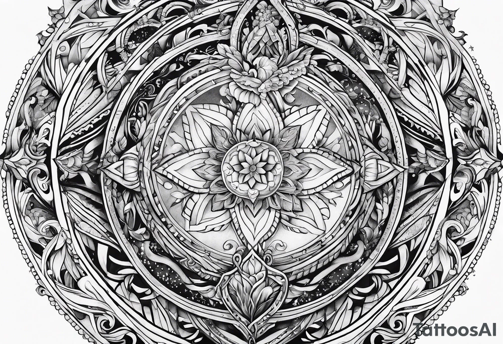 Celestial tattoo idea