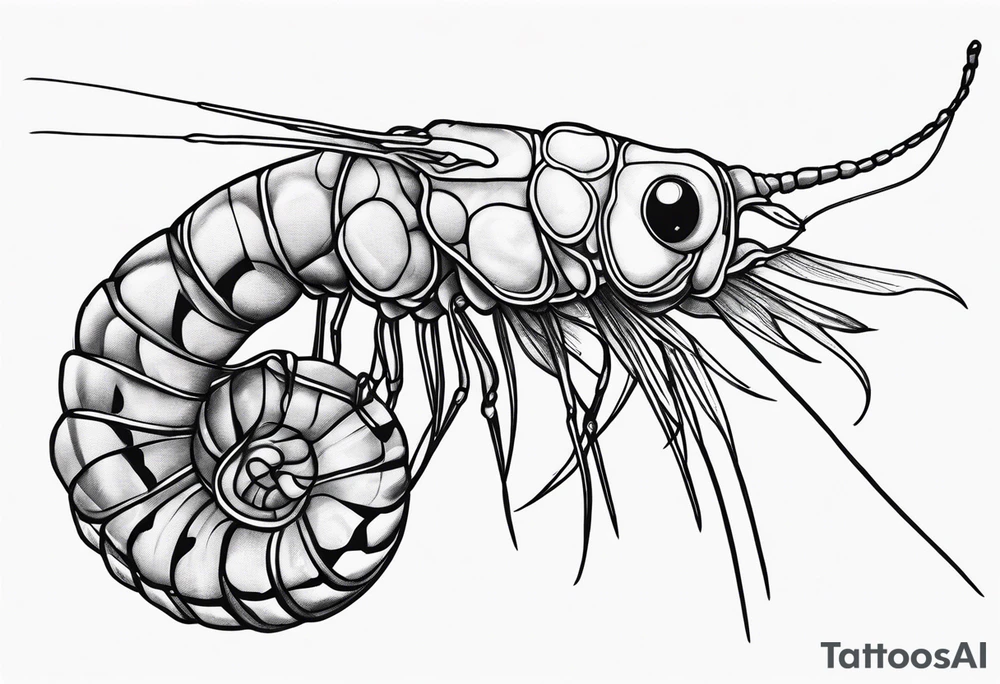 Amano shrimp tattoo idea