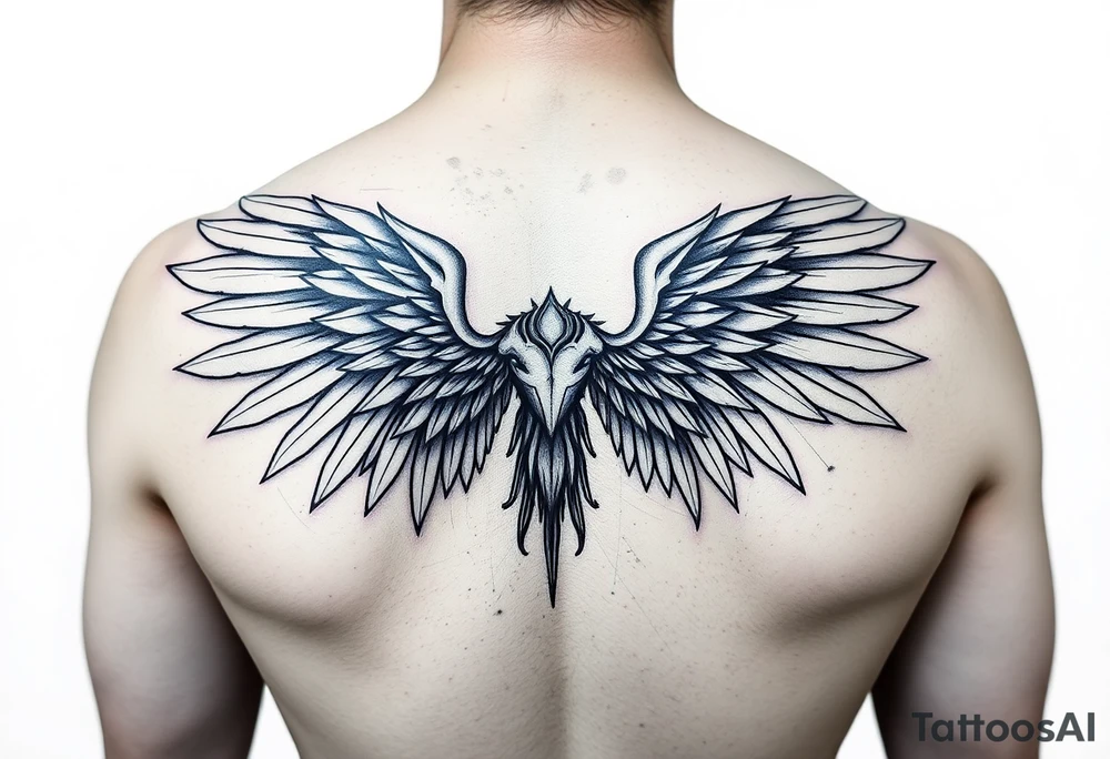 Angel tattoo idea