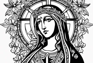 christianity 
jesus 
mary tattoo idea