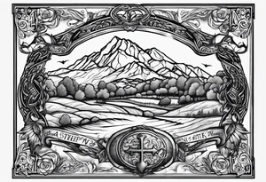 psalm 23 tattoo idea