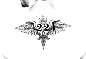Simple 224 into a tattoo tattoo idea