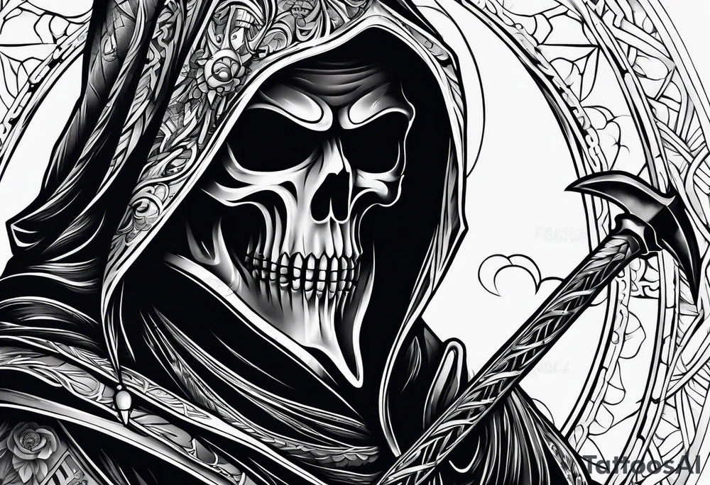 Grim reaper tattoo idea