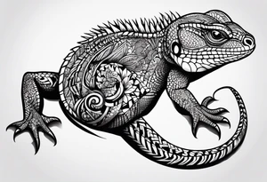 Lizard tattoo idea