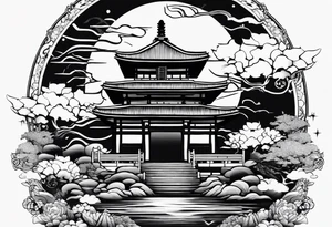 hokage and temple tattoo idea