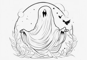 Ghost tattoo idea