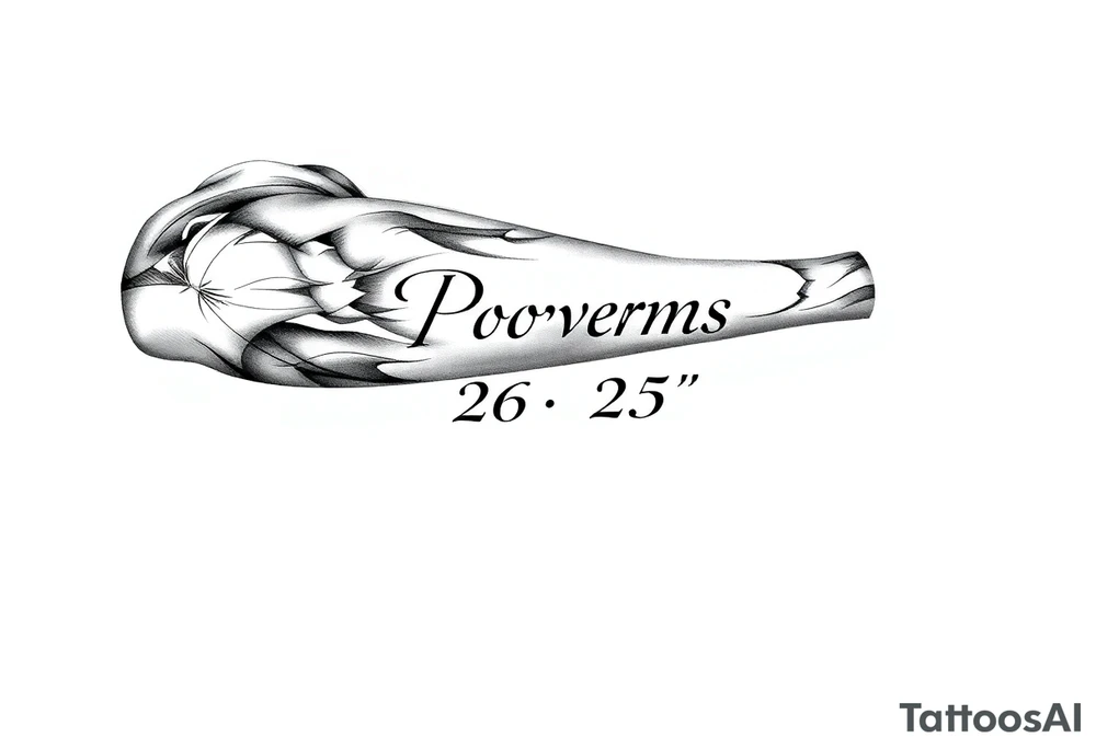 proverbs 26:25-26 tattoo idea