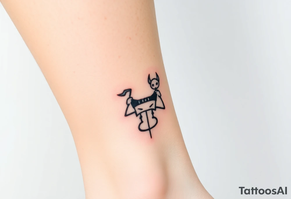 Evil gemini zodiac tattoo idea