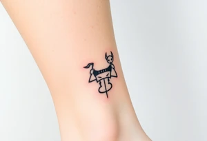 Evil gemini zodiac tattoo idea