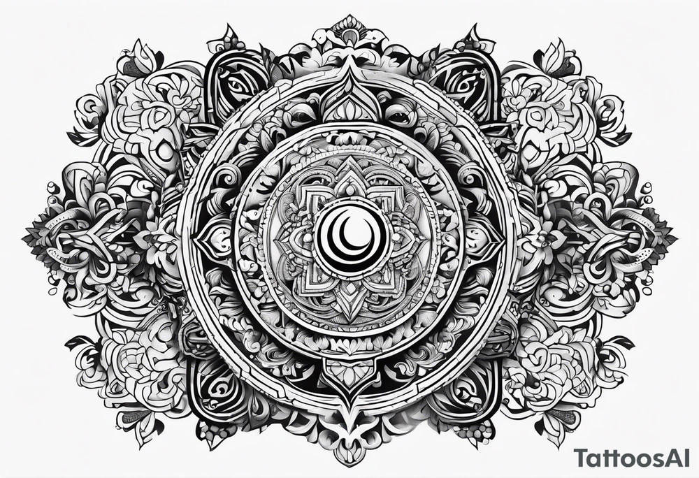 Sanskrit breathe symbol tattoo idea