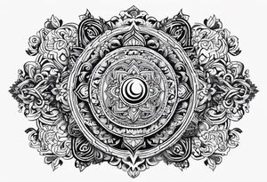 Sanskrit breathe symbol tattoo idea
