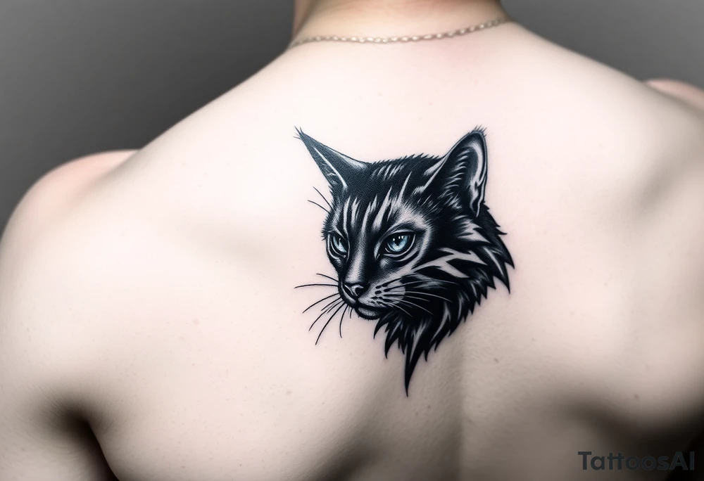 Black Cat tattoo idea
