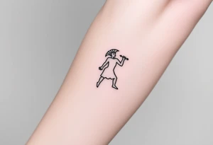 achilles the greek myth, in a symbol tattoo idea