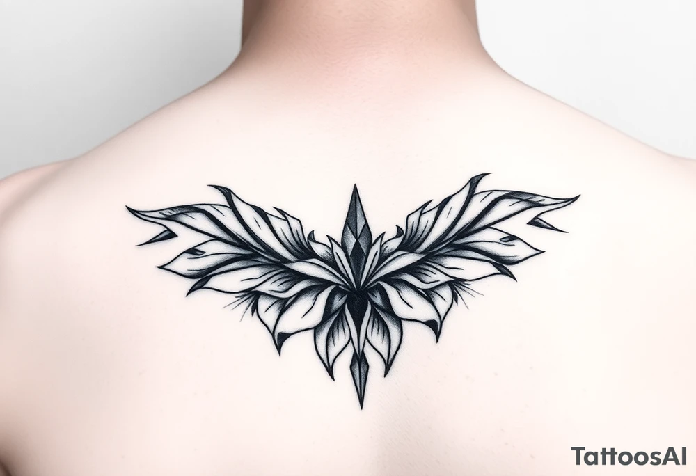 Simple abstract feminine tattoo tattoo idea