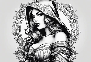 little red riding hood tattoo idea