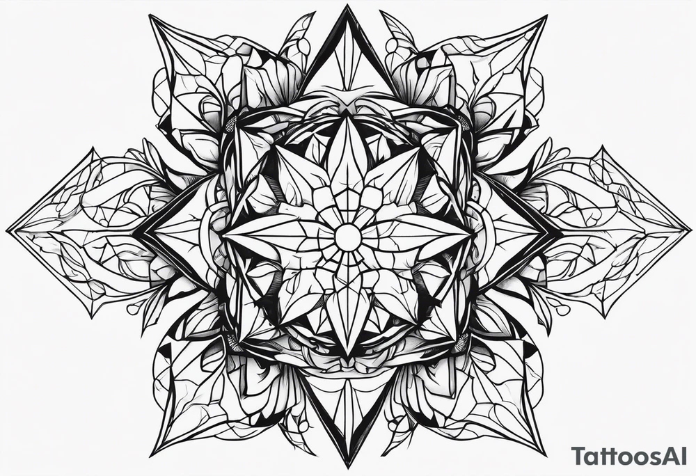 crystal tattoo idea