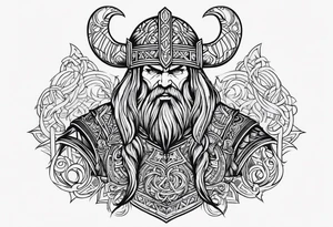 Viking full sleeve tattoo tattoo idea