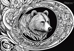 t
eddy bear tattoo idea