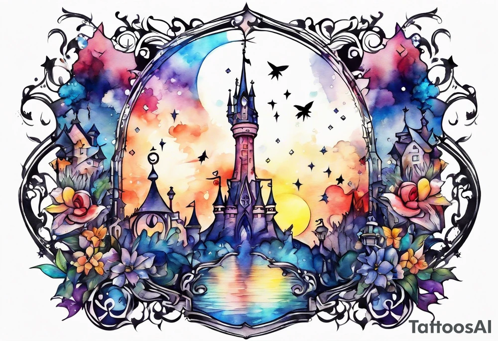 tiny
kingdom hearts
watercolour tattoo idea