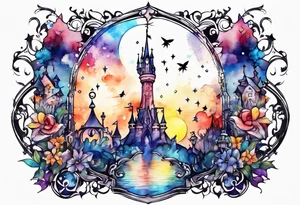 tiny
kingdom hearts
watercolour tattoo idea