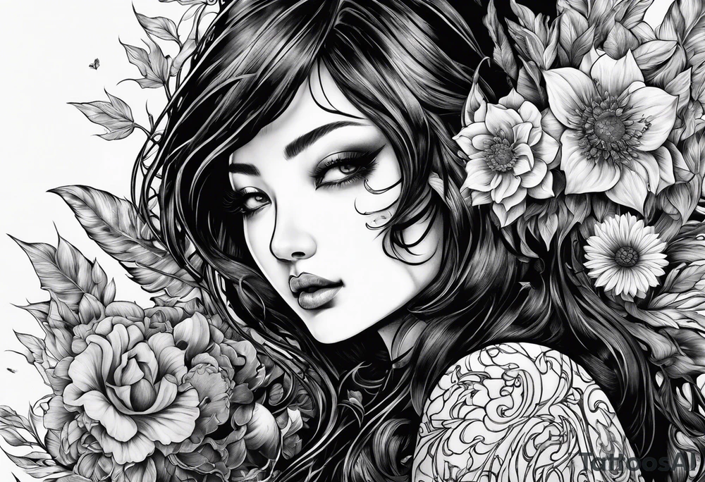 body horror tattoo idea