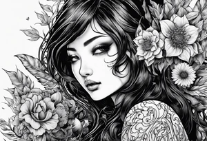 body horror tattoo idea