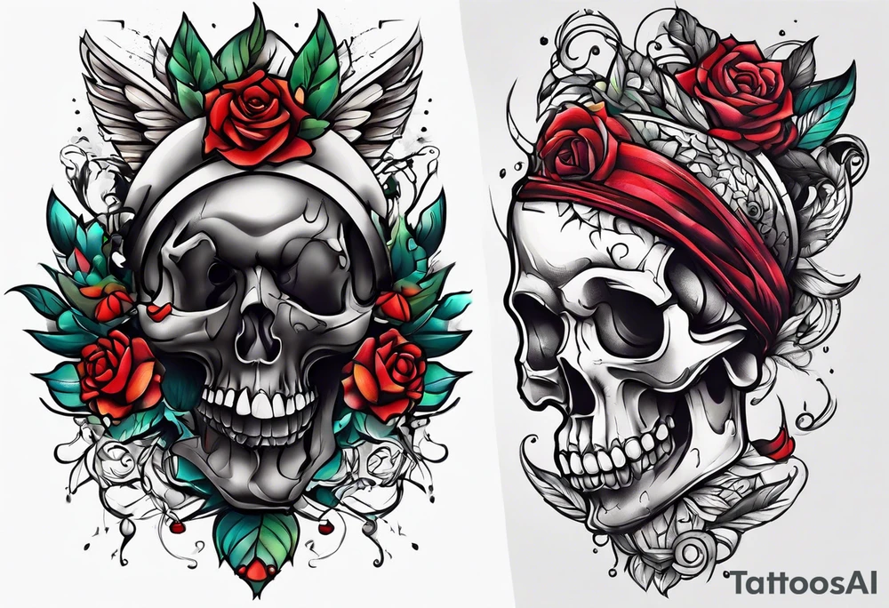 Body wound tattoo design tattoo idea