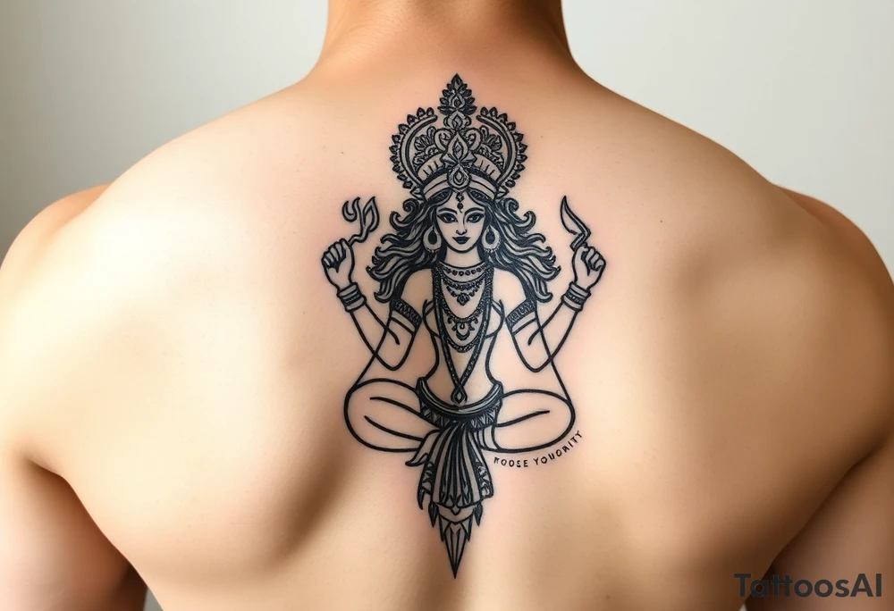 Durga lordess tattoo idea