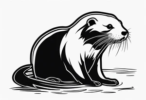 otter tattoo idea