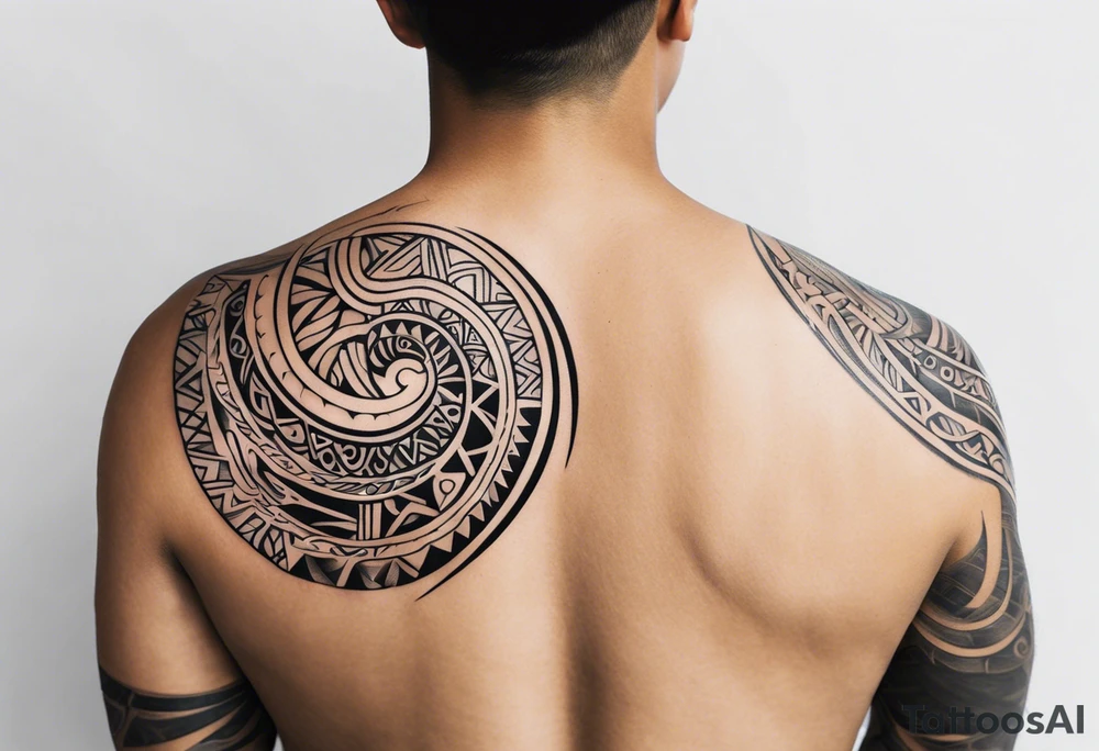 maori tribal  spine tattoo tattoo idea