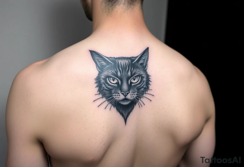 Black Cat tattoo idea