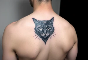 Black Cat tattoo idea