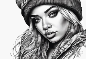 hip hop tattoo tattoo idea