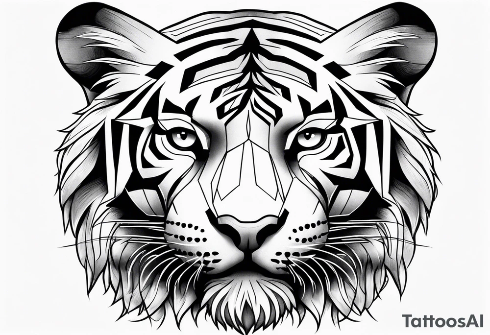 tiger stripes tattoo idea