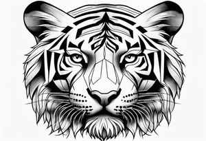 tiger stripes tattoo idea
