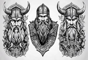 Viking valhalla tattoo idea