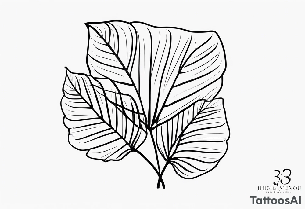 Monstera with the coordinates of my proposal to my wife at (-31.6337829, 152.8332886) tattoo idea