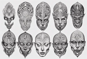 Alex grey paintings tattoo idea