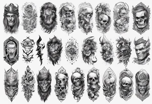 men's sleeve tattoo idea